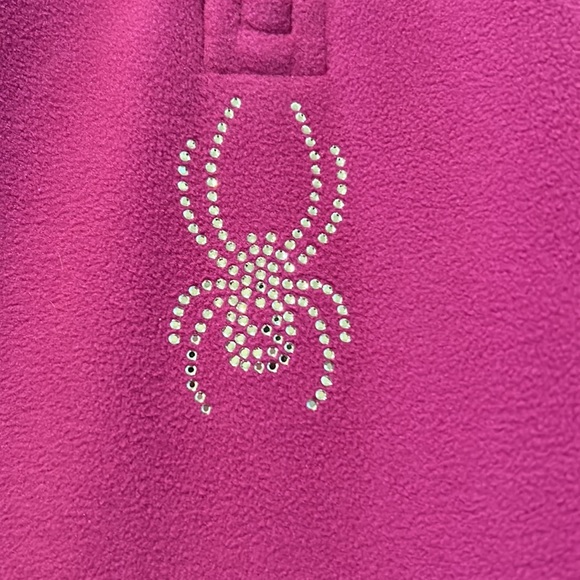 Ladies Spyder fleece zip up pullover - Picture 2 of 7